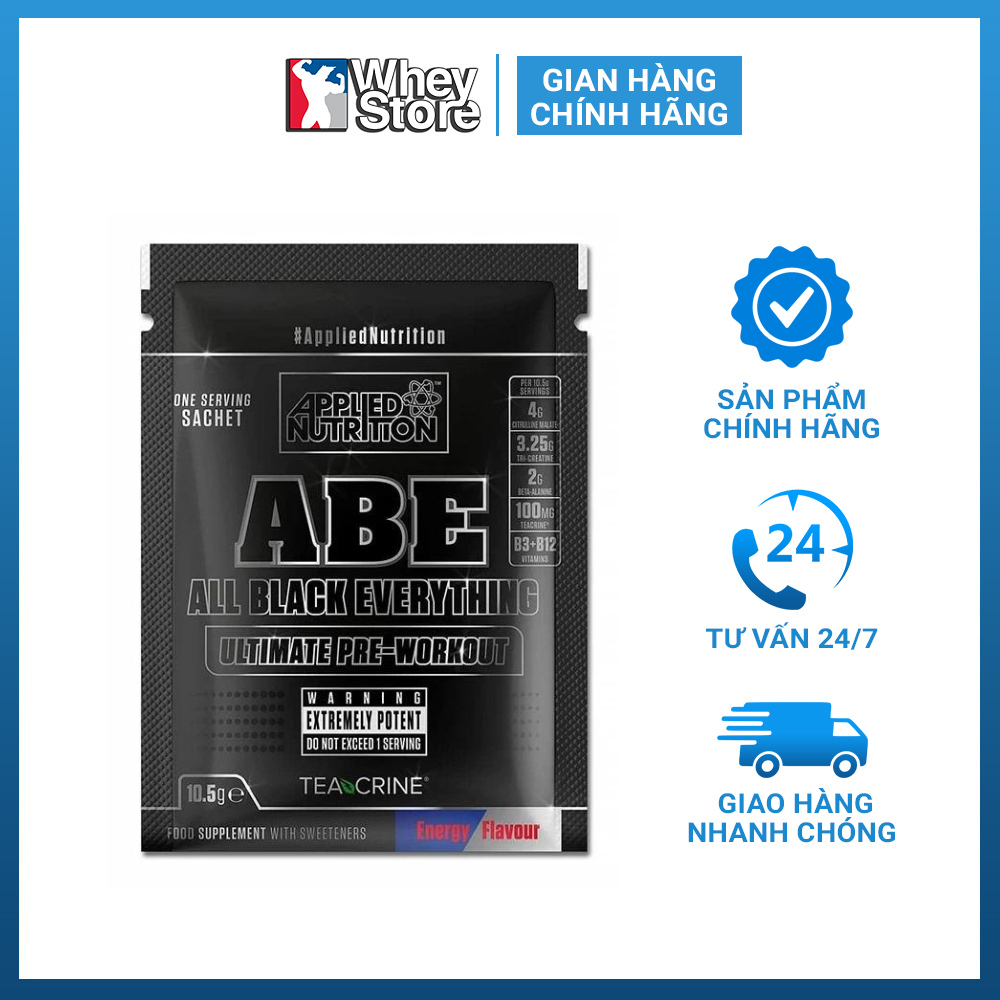 Combo 5 Gói ABE Pre- Workout Tăng Sức Mạnh Chính Hãng