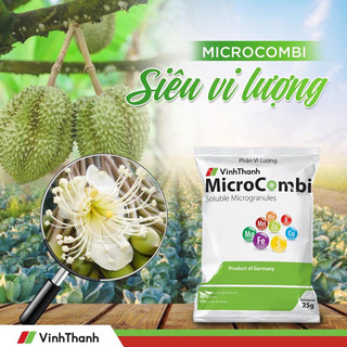 Phân bón vi lượng Micro Combi nhập khẩu từ Đức, Vĩnh Thạnh phân phối, 1 gói pha 200L