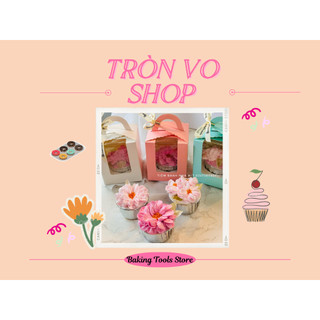Hộp đựng cupcake 1 lỗ (set 10 hộp)