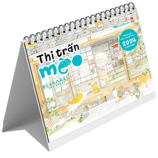 Lịch để bàn thị trấn mèo 2024 - nxb kim đồng
