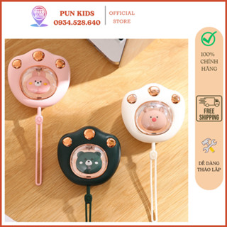 Máy sưởi mini cầm tay, máy sưởi ấm mini hình chân mèo, sưởi ấm đa năng có dây sạc