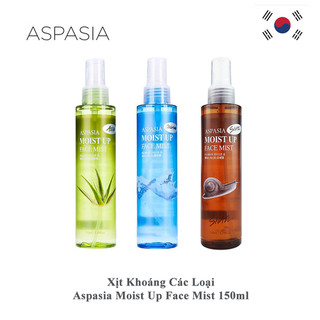 Combo 10 chai Xịt Khoáng lô hội Aspasia aloe Hàn Quốc 150ml