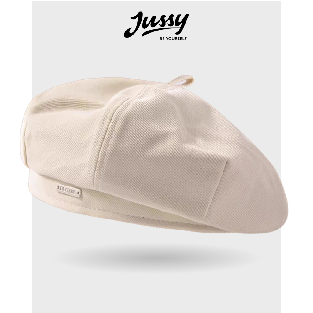 Mũ Nồi Nỉ Nhung Kiểu Mũ Quả Bí Logo Inox DLCTHE JBR22 Jussy Official Nón Họa Sĩ Cao Cấp Chất Nỉ Dày Phong Cách Vintage