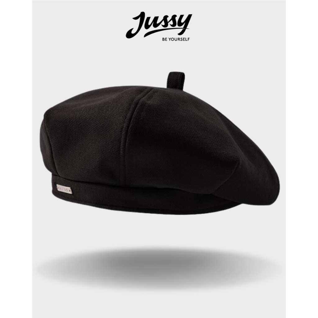 Mũ Nồi Nỉ Nhung Kiểu Mũ Quả Bí Logo Inox DLCTHE JBR22 Jussy Official Nón Họa Sĩ Cao Cấp Chất Nỉ Dày Phong Cách Vintage