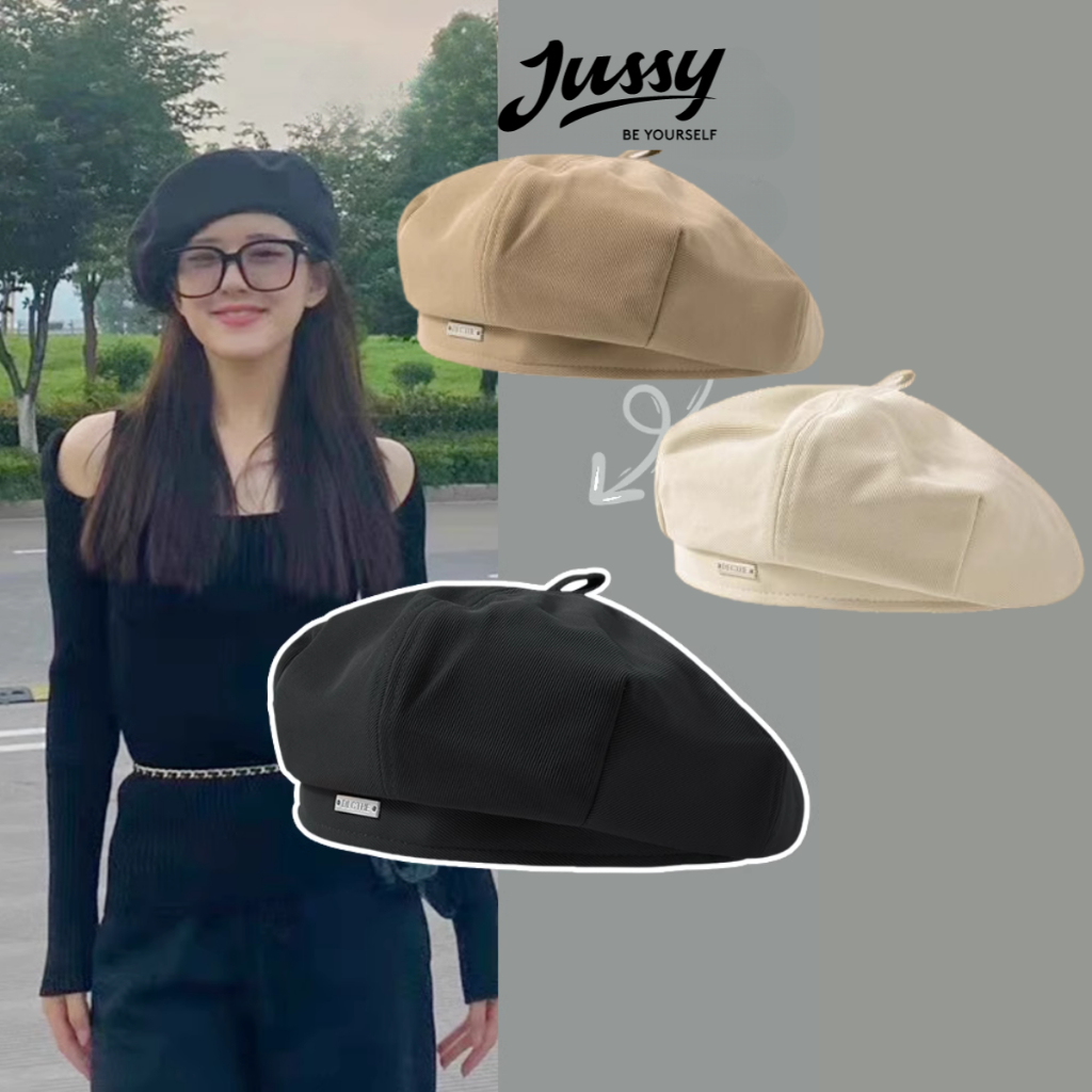 Mũ Nồi Nỉ Nhung Kiểu Mũ Quả Bí Logo Inox DLCTHE JBR22 Jussy Official Nón Họa Sĩ Cao Cấp Chất Nỉ Dày Phong Cách Vintage