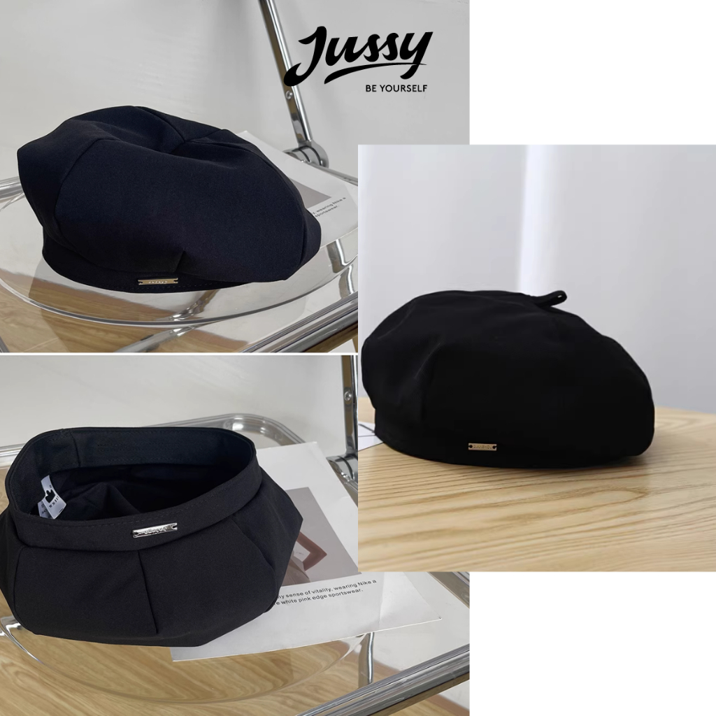 Mũ Nồi Nỉ Nhung Kiểu Mũ Quả Bí Logo Inox DLCTHE JBR22 Jussy Official Nón Họa Sĩ Cao Cấp Chất Nỉ Dày Phong Cách Vintage