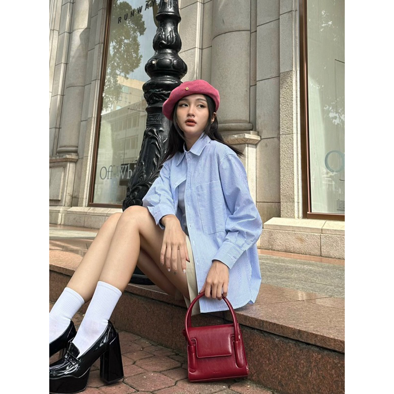 ÁO SƠ MI SỌC XANH