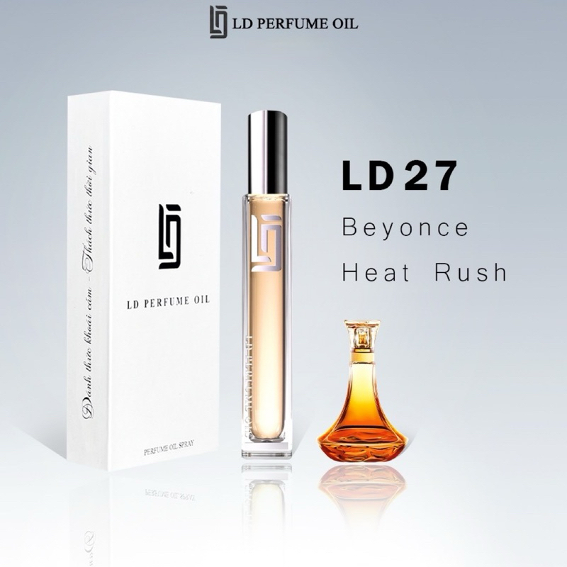 Nước Hoa Dạng Xịt bỏ túi 12ml Thơm Lâu BEYONCÉ HEAT RUSH LD27