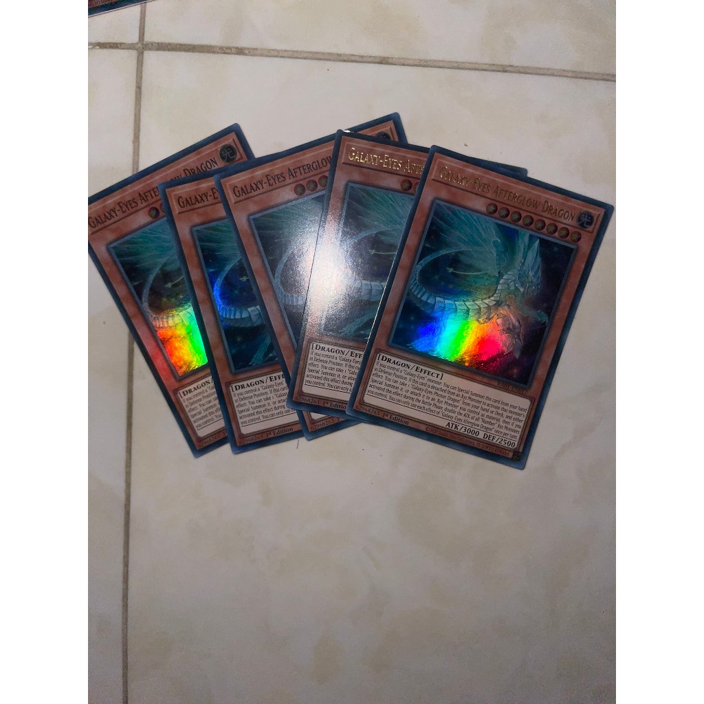 Thẻ bài Yugioh : Galaxy-Eyes Afterglow Dragon -RA01 - Ultra rare/ Super Rare