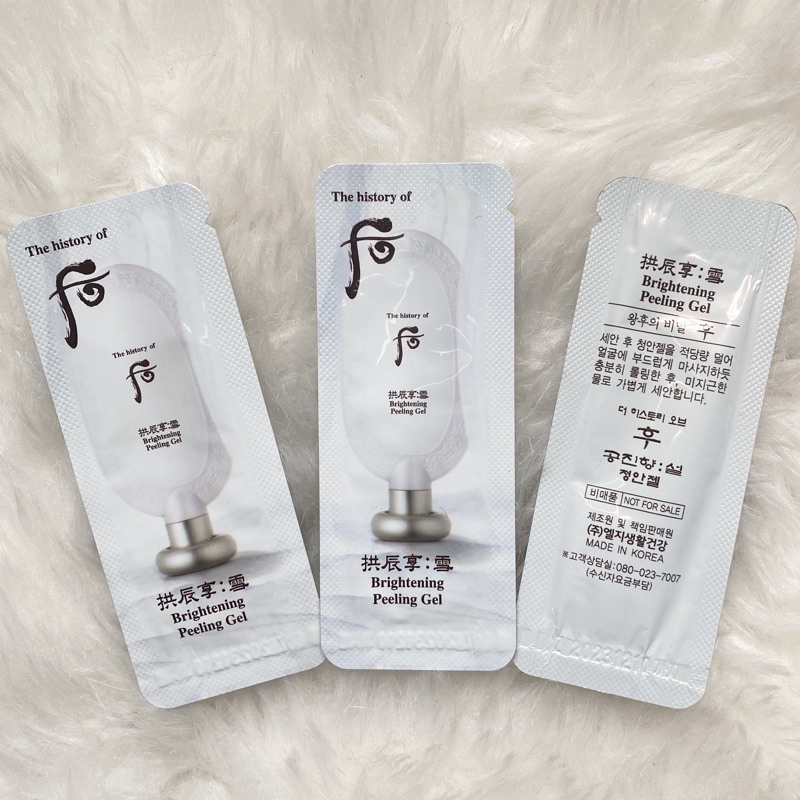 Combo 10 gói tẩy tế bào chết Whoo Gongjinhyang Seol Brightening Peeling 10ml date 2025