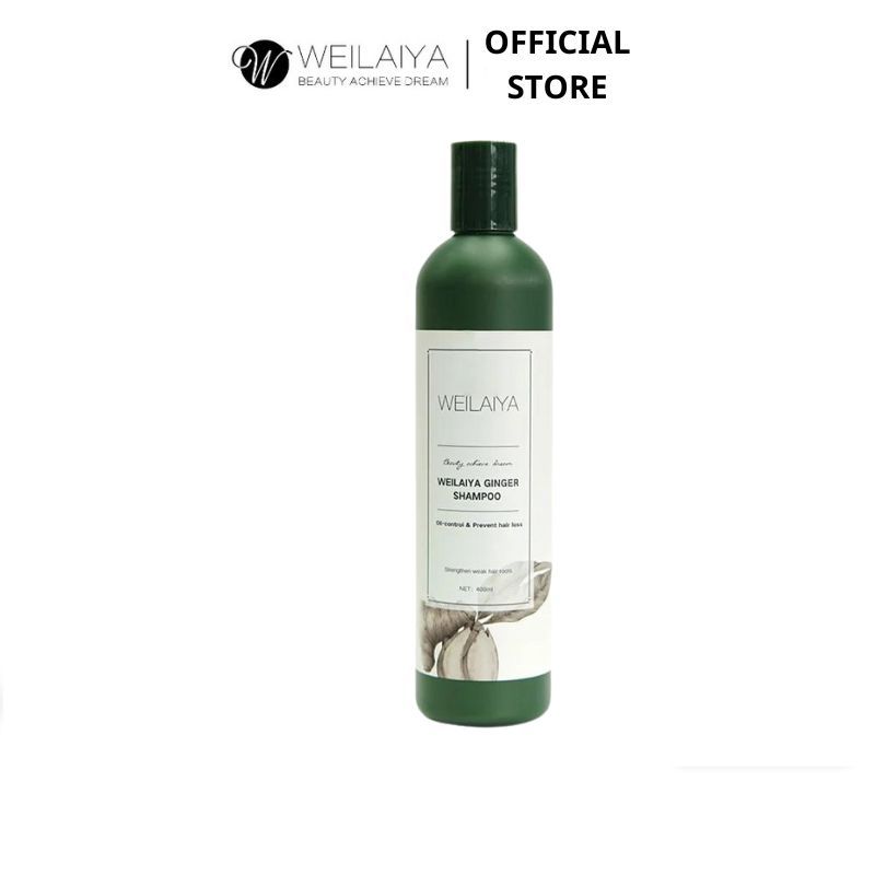 Dầu gội gừng trắng ngăn rụng và kích mọc tóc Weilaiya Ginger Shampoo 400ml