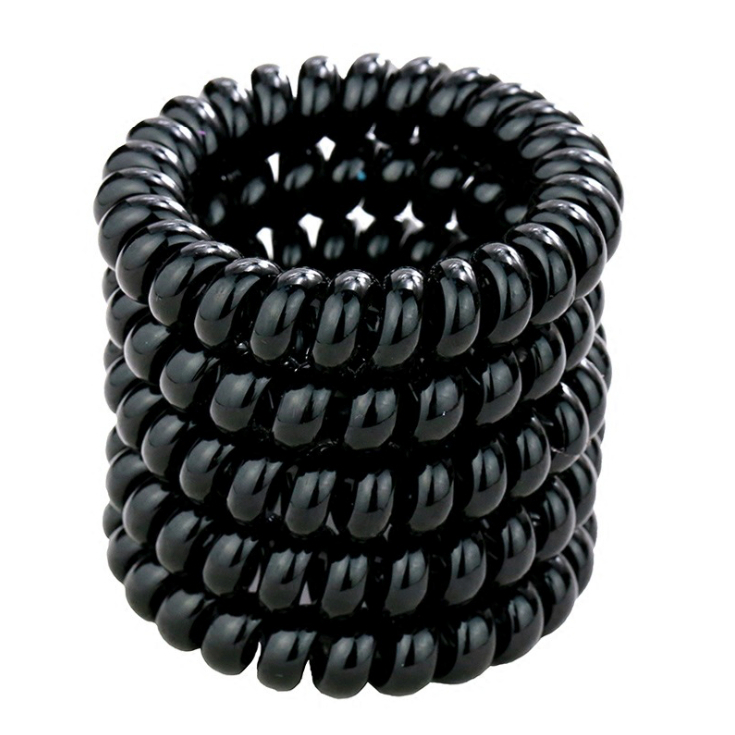 Dây Cột Tóc Dạng LÒ XO Size Lớn 5.5cm Đen