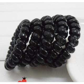 Dây Cột Tóc Dạng LÒ XO Size Lớn 5.5cm Đen