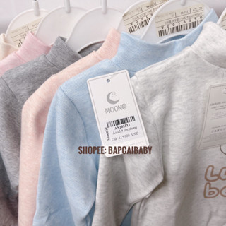 Áo nhiệt Moon chất nỉ nhung dày dặn siêu ấm, mềm mại cho bé trai bé gái