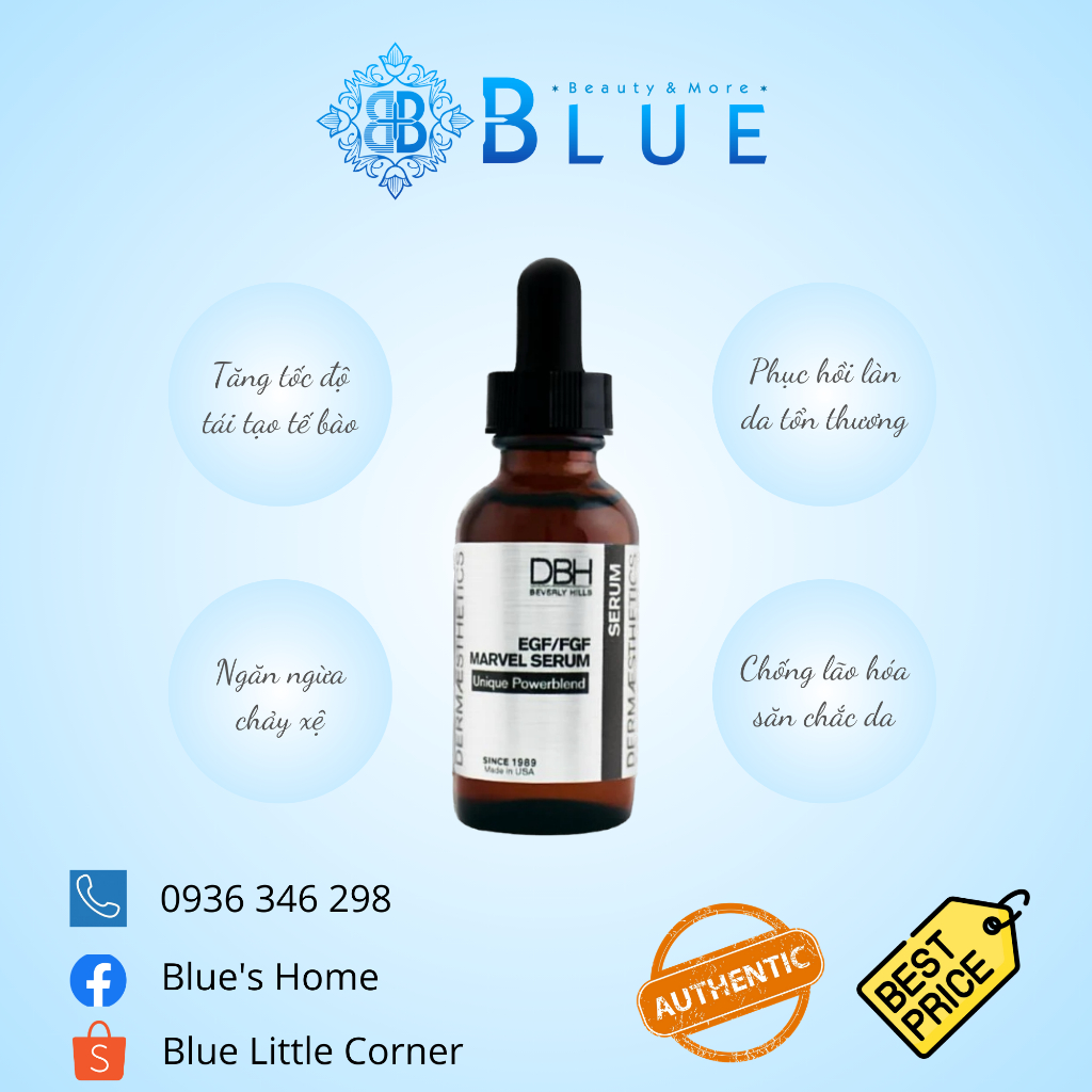 Tinh chất tế bào gốc DBH EGF/FGF Marvel Serum