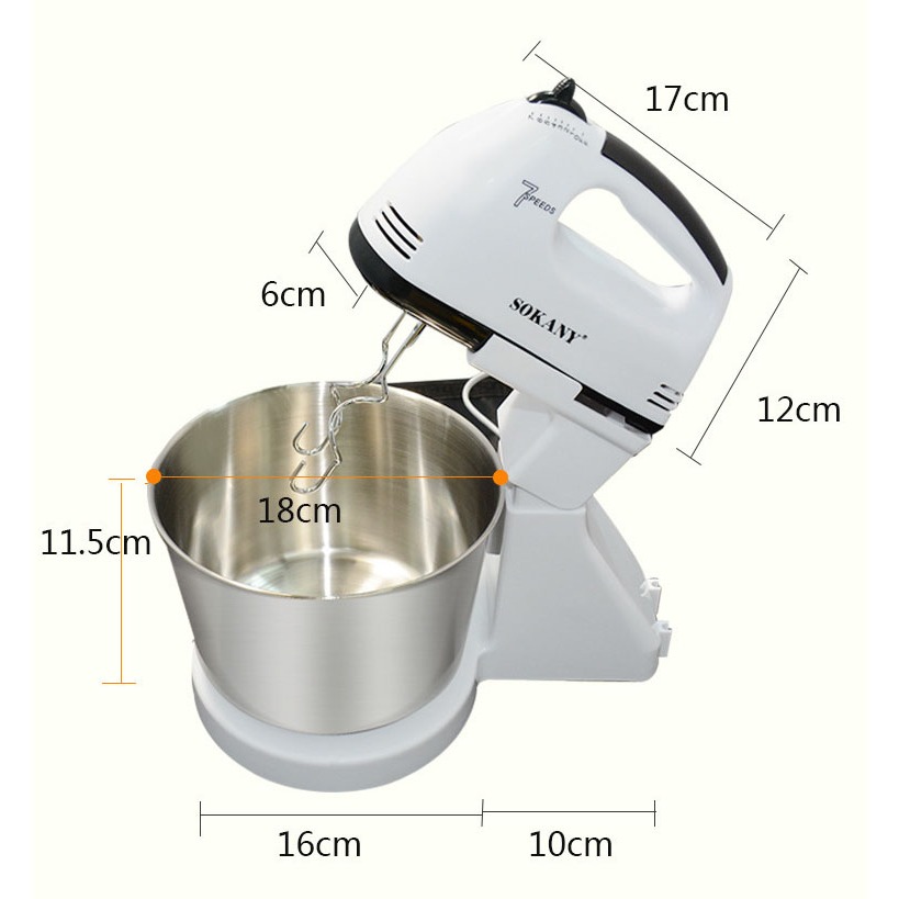 Máy Trộn Bột Sokany 6620 chính hãng