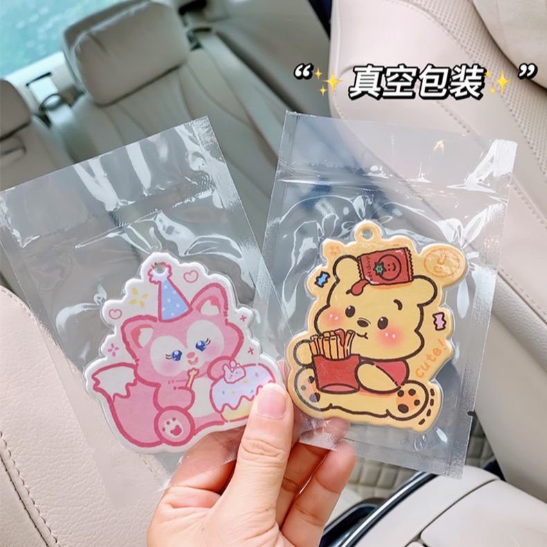 Miếng Lá Thơm Thẻ Treo Tủ Quần Áo Xe Ô Tô Kiểu Dáng Ngẫu Nhiên Nhân Vật Hoạt Hình