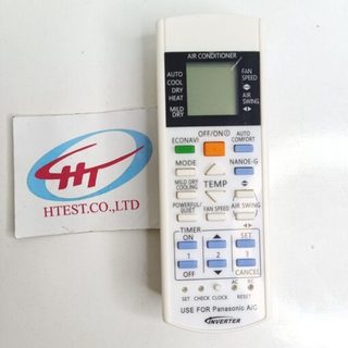 Remote Máy Lạnh Panasonic Inverter nút xanh cam