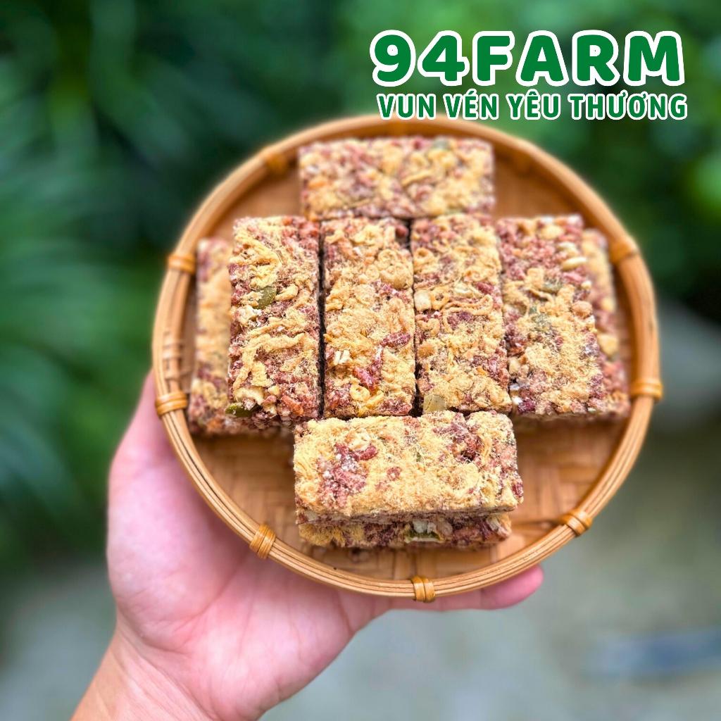 Thanh gạo lứt chà bông 94Farm