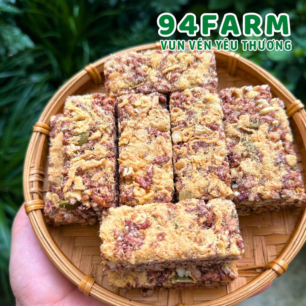 Thanh gạo lứt chà bông 94Farm