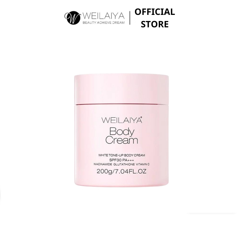 Kem body trắng da WEILAIYA dưỡng trắng da toàn thân, làm tươi da, nâng tông, chống nắng chỉ số SPF30, PA+++
