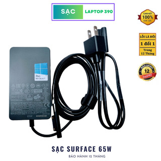 Sạc Surface Pro 4 5 6 7 8 9 10 15V-2.58A 44W , 15V-4A 65W , 15V-6.33 102W , 15V-8A 127W