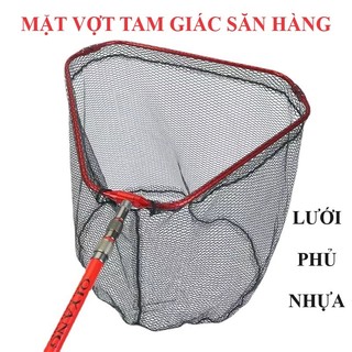 Mặt vợt săn hàng 60cm -hợp kim nhôm - titan gấp gọn, mặt vợt tam giác gấp gọn