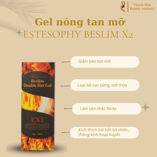 Gel nóng tan mỡ X2 Estesophy Beslim Double Hot Gel