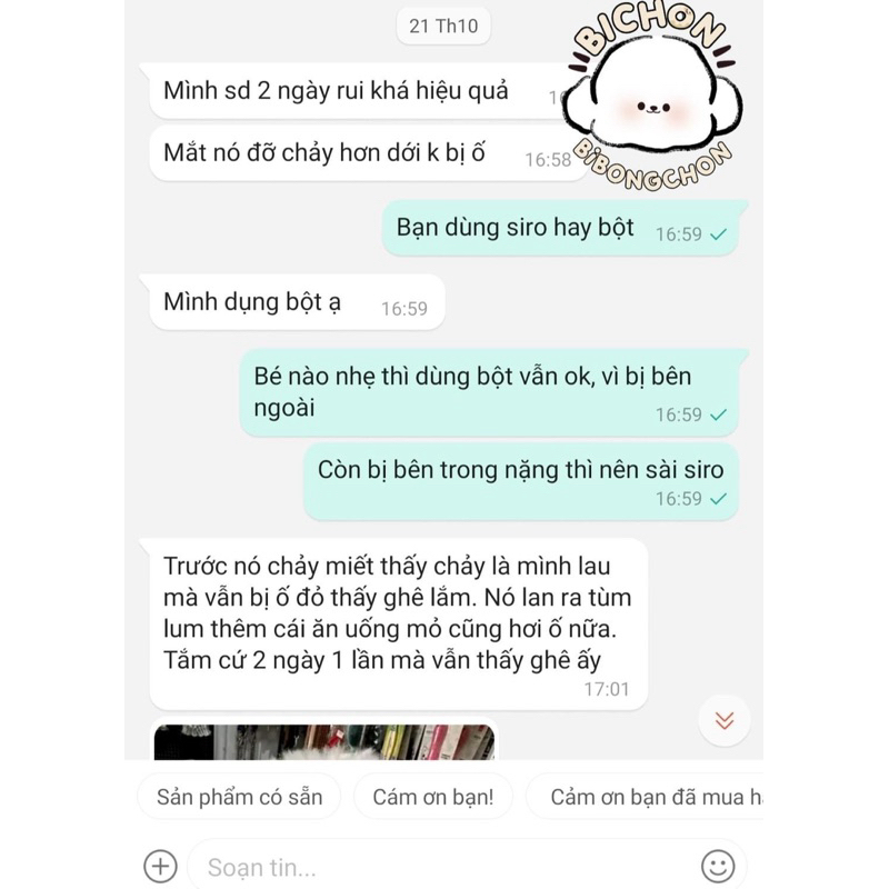 Bột chống chảy nước mắt dạng bôi Bread & Lemon - Bibongchon