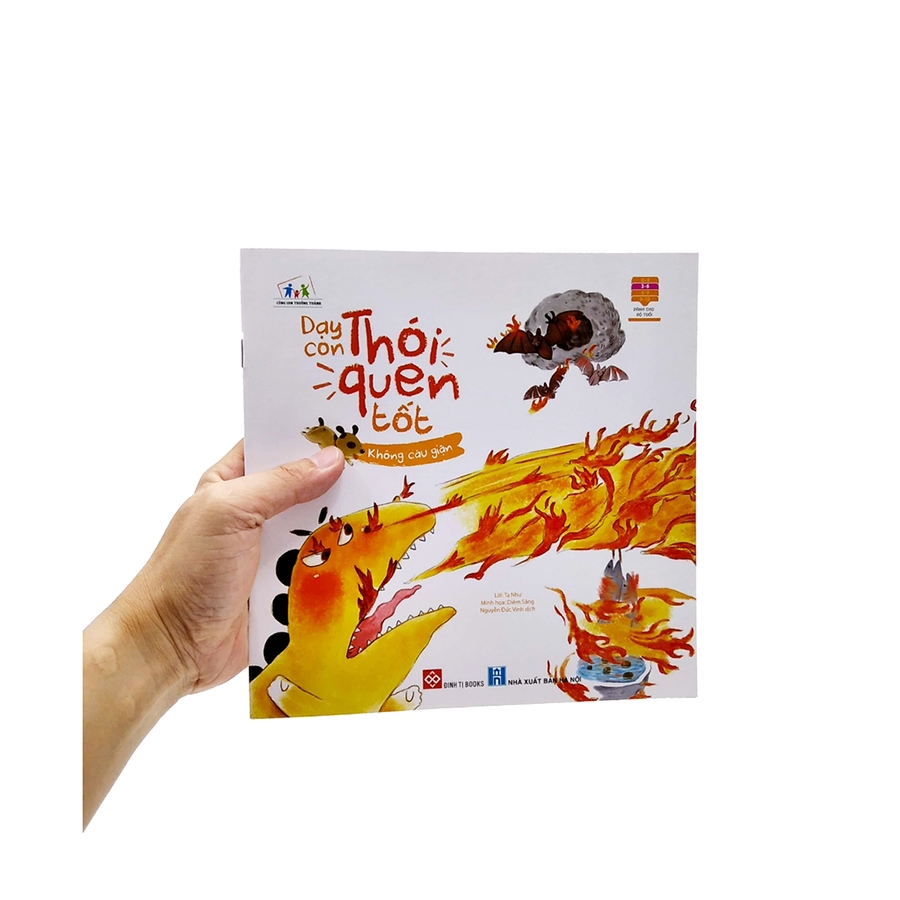 Sách- Dạy Con Thói Quen Tốt - Không Cáu Giận