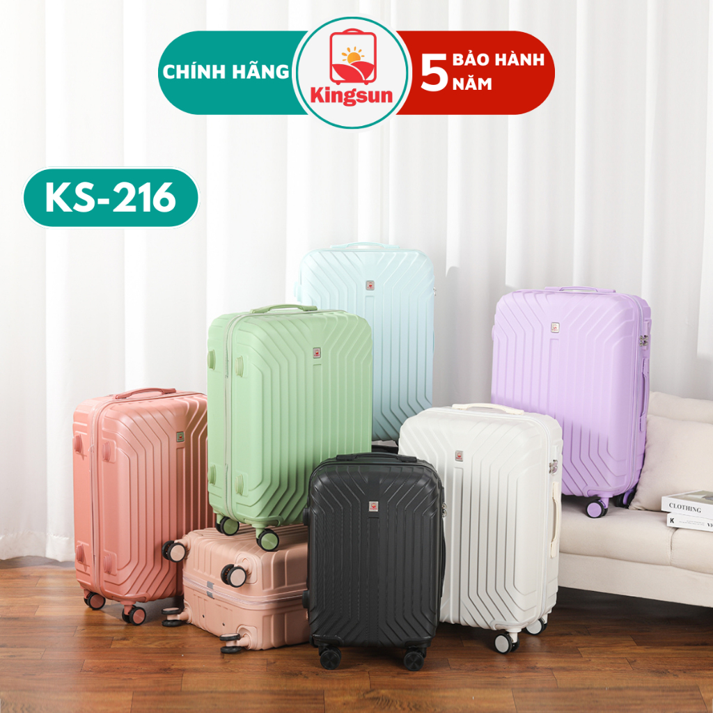 Vali Du Lịch Kingsun cao cấp vali kéo KS-216 Size 20/24 Bảo Hành 5 Năm