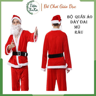 Bộ quần áo ông già noel người lớn M74  (nam)