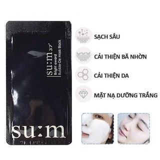 Mặt nạ sủi bọt thải độc da Sum37 Bright Award Bubble