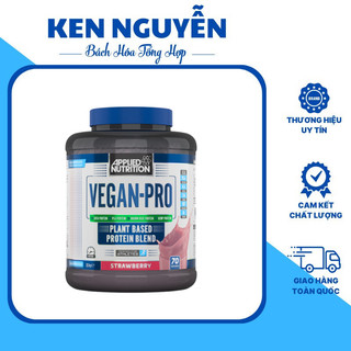 Sữa đạm thực vật applied nutrition vegan pro bổ sung protein whey từ thực vật không làm nổi mụn - 2.1kg - uk