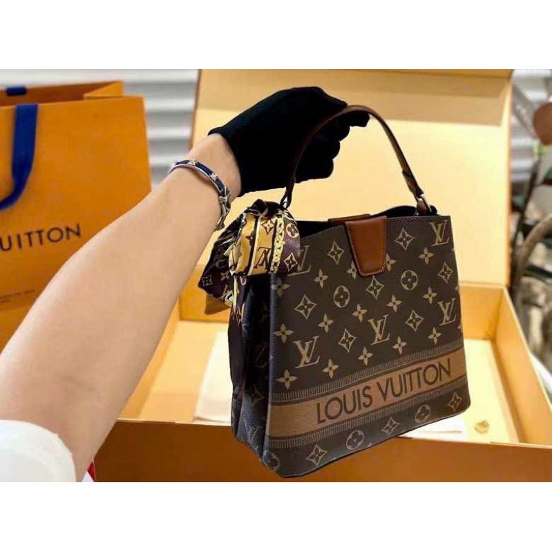 Túi lv neo hoạ tiết size23