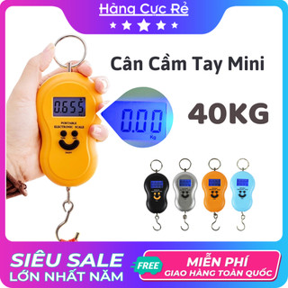 Cân cầm tay mini 40kg có móc treo tiện lợi, cân thực phẩm đa năng, nhỏ gọn bỏ túi - Shop Hàng Cực Rẻ