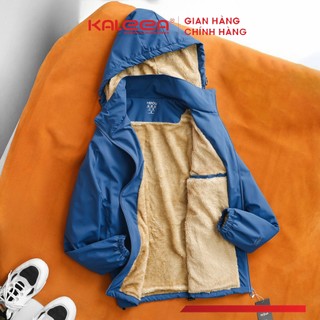 Kaleea - Áo Khoác Gió Lót Lông Cừu Dày Dặn Ấm Áp Nam Nữ Mặc Được - A12