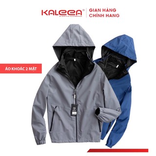 Kaleea - Áo Khoác Gió 2 Mặt Nam Nữ, Khoác Dù Chống Nước Chống Gió - A5