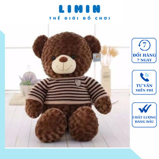 Gấu bông teddy kích thước 1m hàng cao cấp, teddy 1m - limin