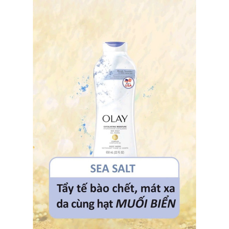 Sữa Tắm OLAY SEA SALT 700ml✨