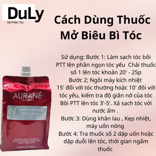 THUỐC UỐN-DUỖI TÓC AURANE PERM PHỤC HỒI TÓC 1000ML