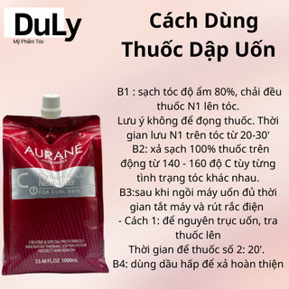 THUỐC UỐN-DUỖI TÓC AURANE PERM PHỤC HỒI TÓC 1000ML