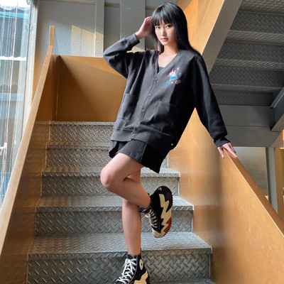 Áo Cardigan BOO Nỉ GWP 3 Bích Đi Trước