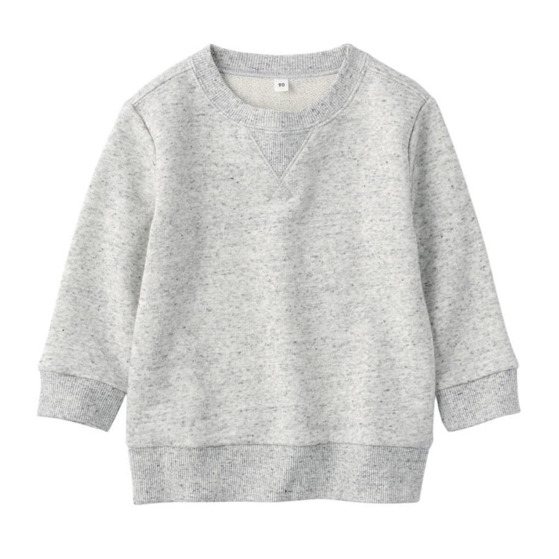 Áo nỉ len da cá xuất Nhật xịn cho bé trai/ bé gái Mu/j/i