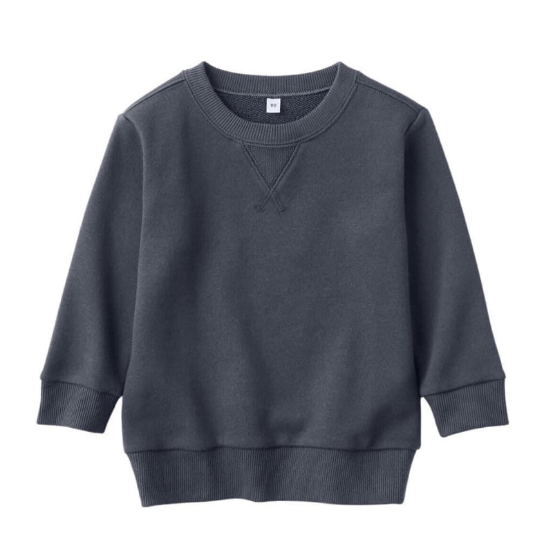 Áo nỉ len da cá xuất Nhật xịn cho bé trai/ bé gái Mu/j/i