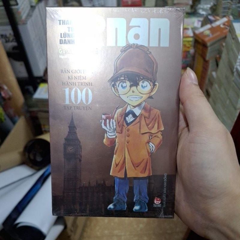Truyện tranh Conan - Tập 100 - Bản Limited bìa cứng (Tặng kèm Set Bookmark)