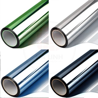 Phim cách nhiệt phản quang cửa sổ chống nắng, chống chói hiệu quả, làm dịu mát, cản UV khổ 1mx0.5m