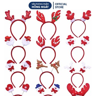 Bờm Noel⭐ băng đô cài tóc đồ dùng làm quà tặng trong mùa giáng sinh N042