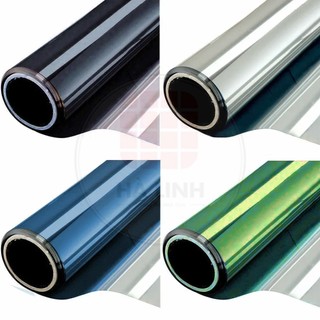 Decal dán kính chống nắng nóng UV , Film cách nhiệt cửa sổ Phim phản quang cửa kính chống nhìn trộm