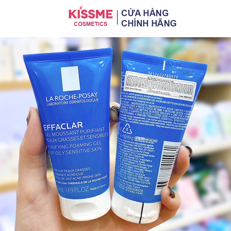 Sữa Rửa Mặt La Roche Posay Effaclar Foaming Gel 50ml